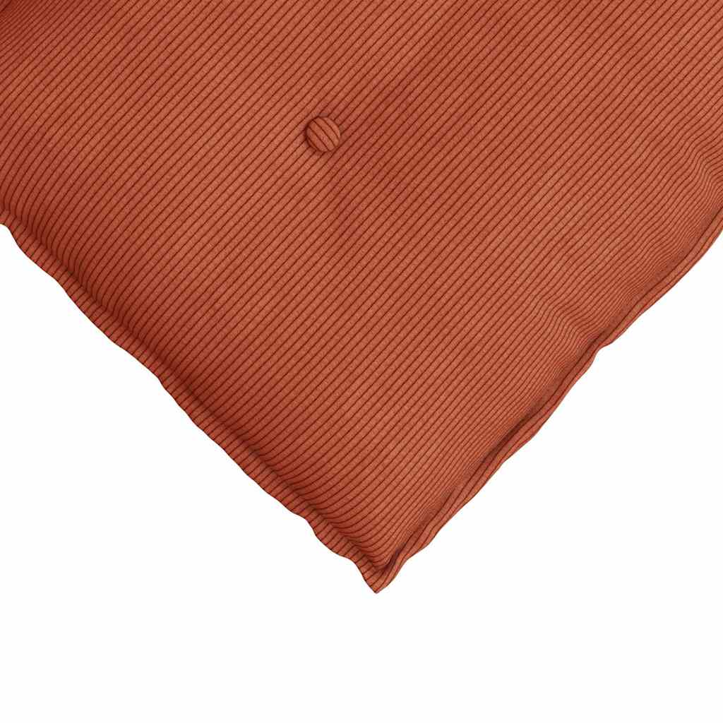 Rückenkissen Rot-Orange 160 x 50 cm Cordstoff