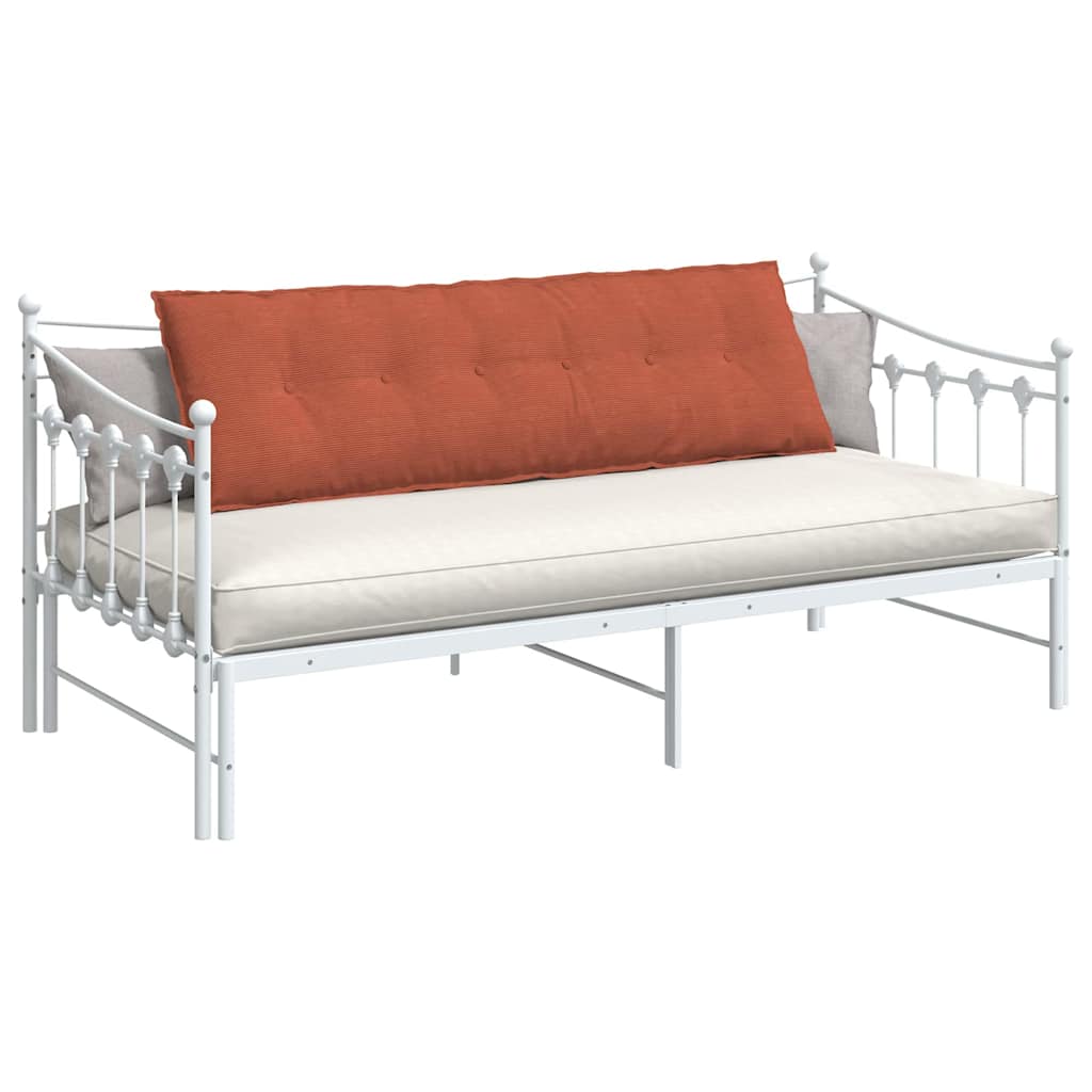 Rückenkissen Rot-Orange 160 x 50 cm Cordstoff