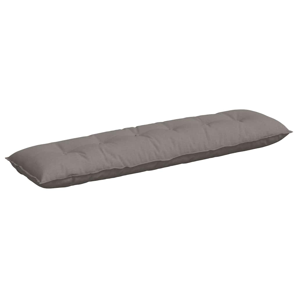 Rückenkissen Taupe 180 x 19 x 50 cm Stoff