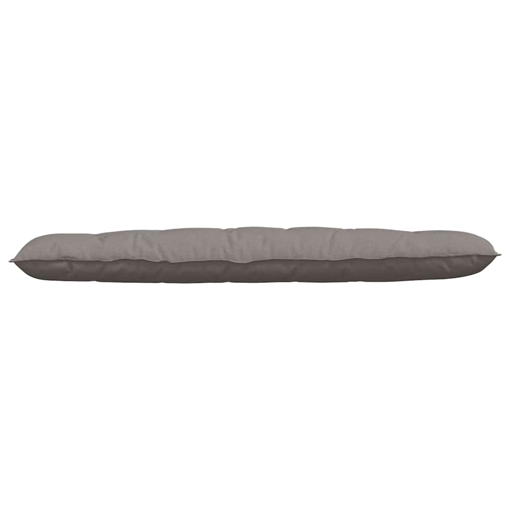 Rückenkissen Taupe 180 x 19 x 50 cm Stoff