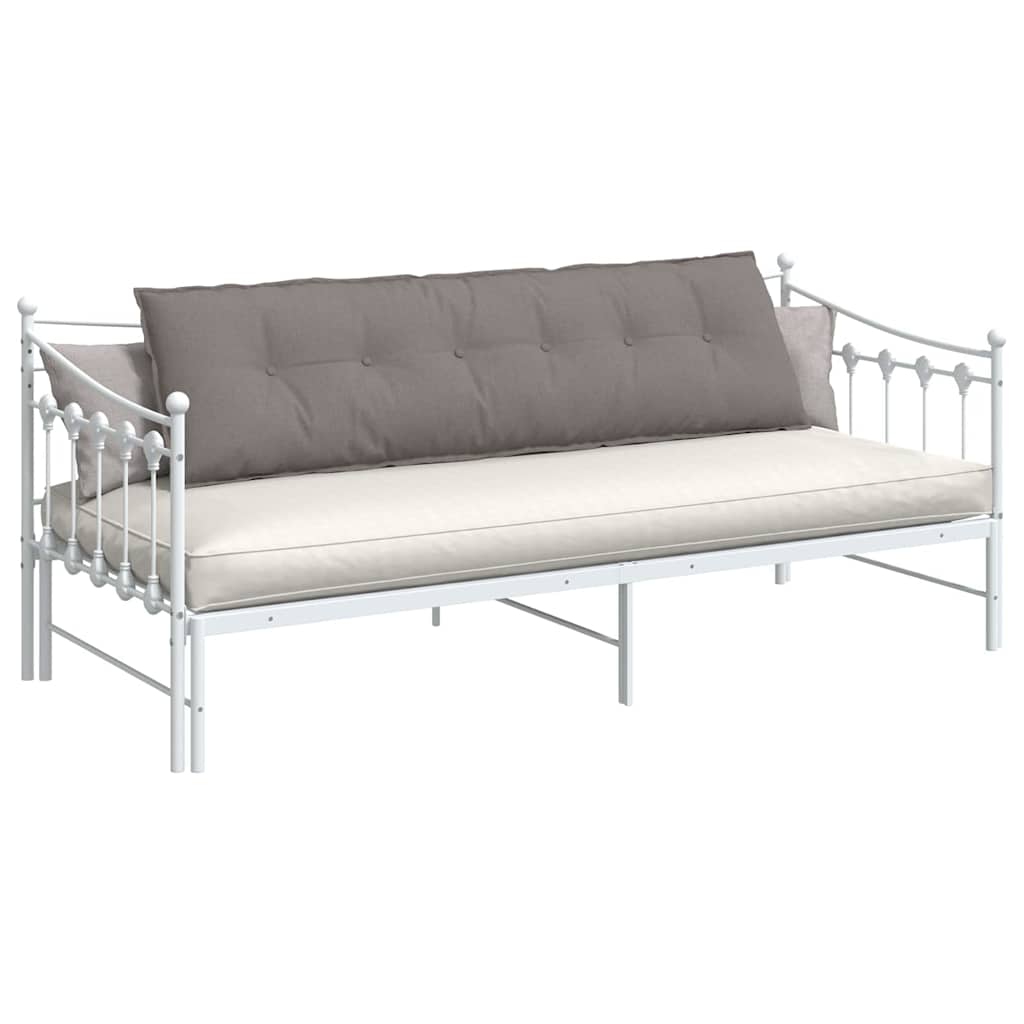 Rückenkissen Taupe 180 x 19 x 50 cm Stoff