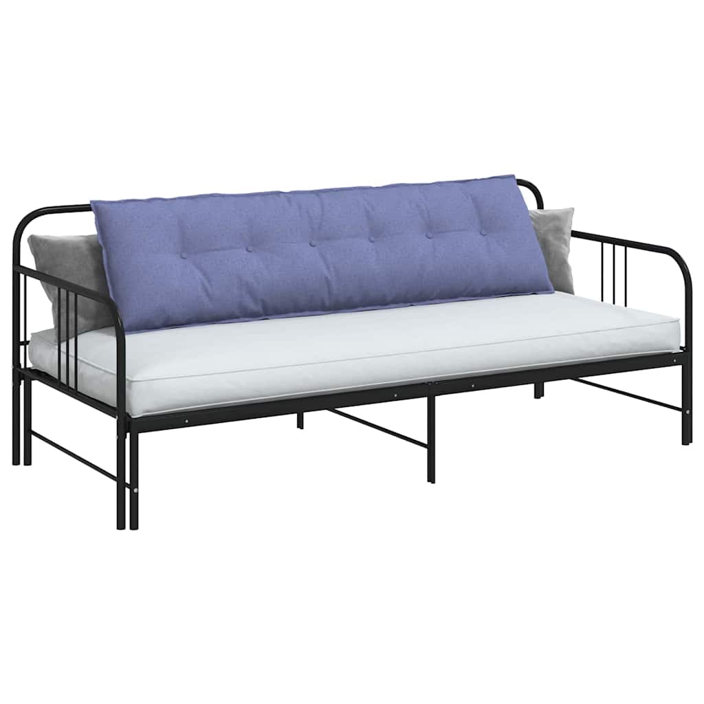 Rückenkissen Jeans blau 180 x 19 x 50 cm Stoff