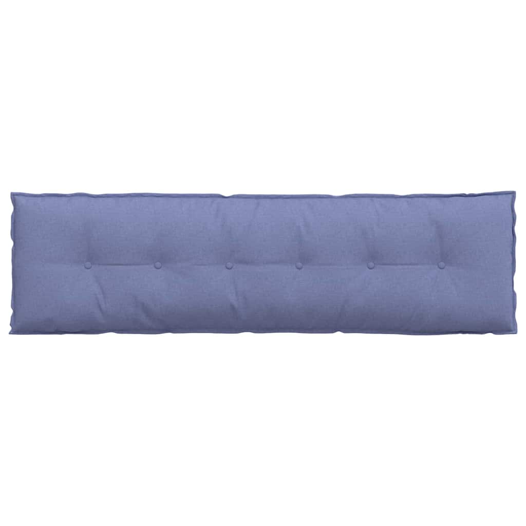 Rückenkissen Jeans blau 180 x 19 x 50 cm Stoff