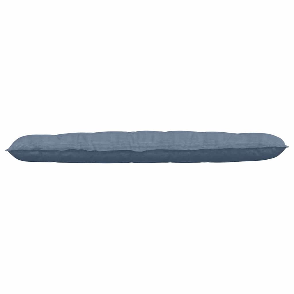 Rückenkissen Blau 180 x 50 cm Cordstoff