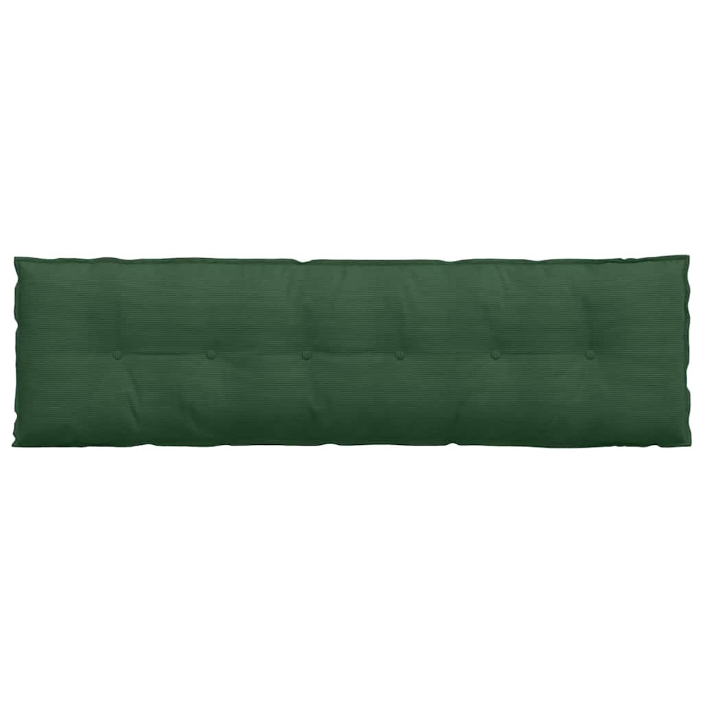 Rückenkissen Dschungelgrün 180 x 50 cm Cordstoff