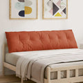 Rückenkissen Rot-Orange 180 x 50 cm Cordstoff