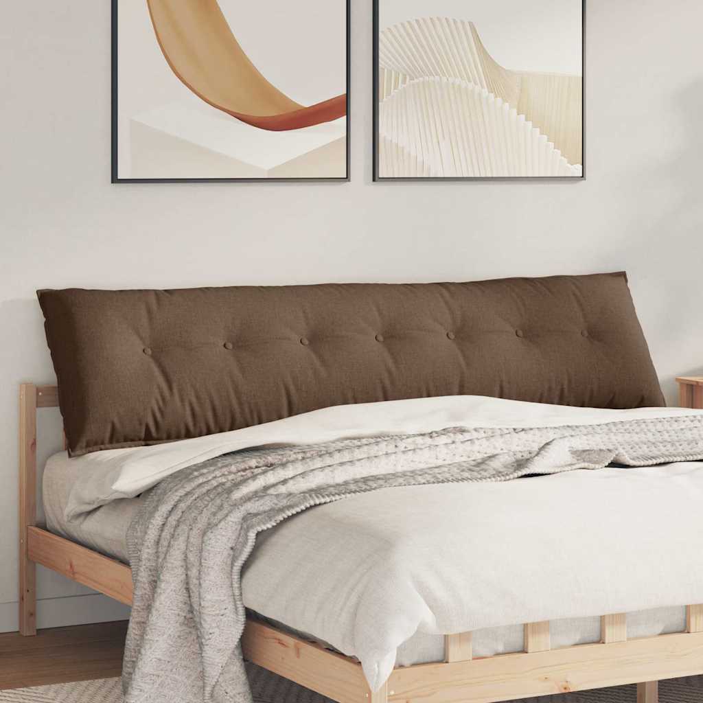 Rückenkissen Braun 200 x 19 x 50 cm Stoff