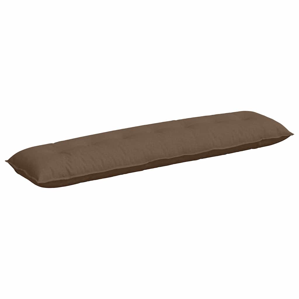 Rückenkissen Braun 200 x 19 x 50 cm Stoff