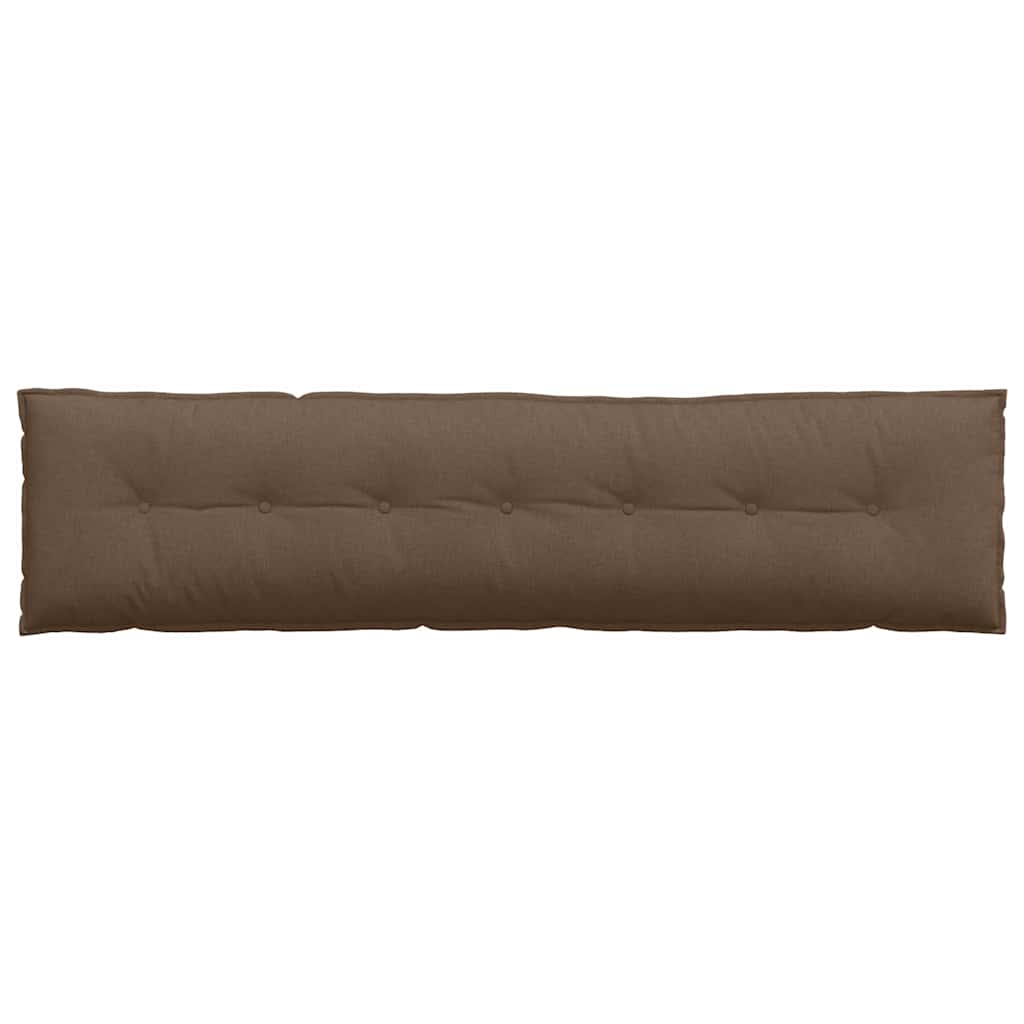 Rückenkissen Braun 200 x 19 x 50 cm Stoff