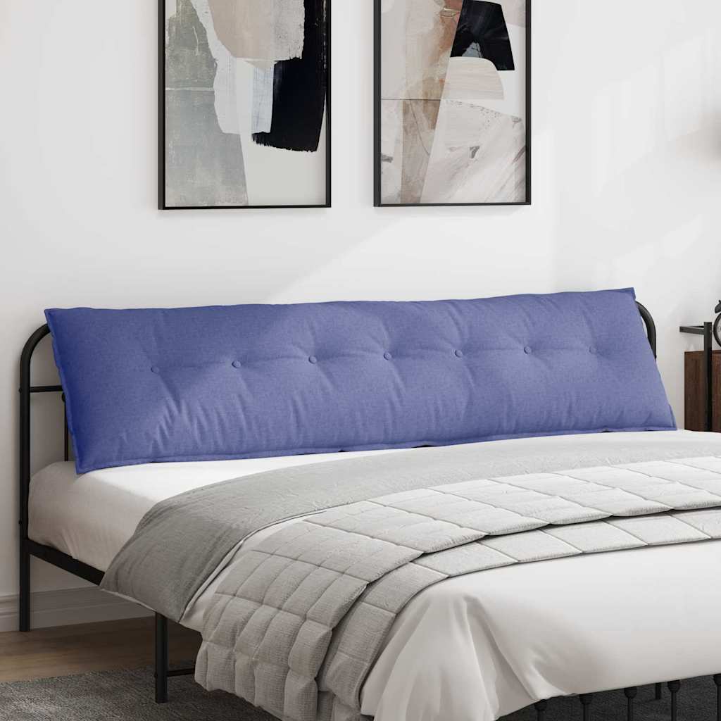 Rückenkissen Jeans blau 200 x 19 x 50 cm Stoff
