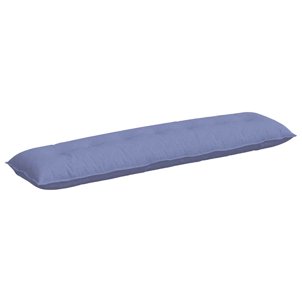 Rückenkissen Jeans blau 200 x 19 x 50 cm Stoff