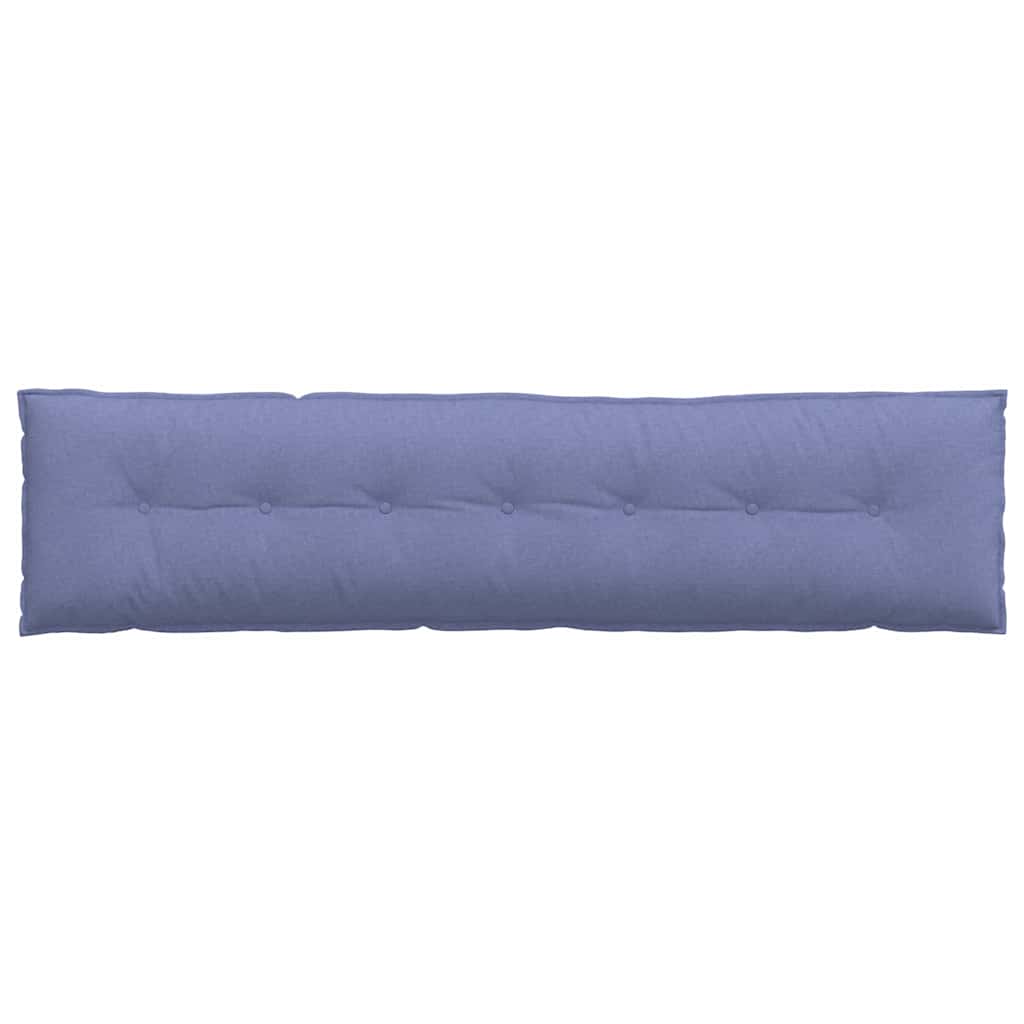 Rückenkissen Jeans blau 200 x 19 x 50 cm Stoff