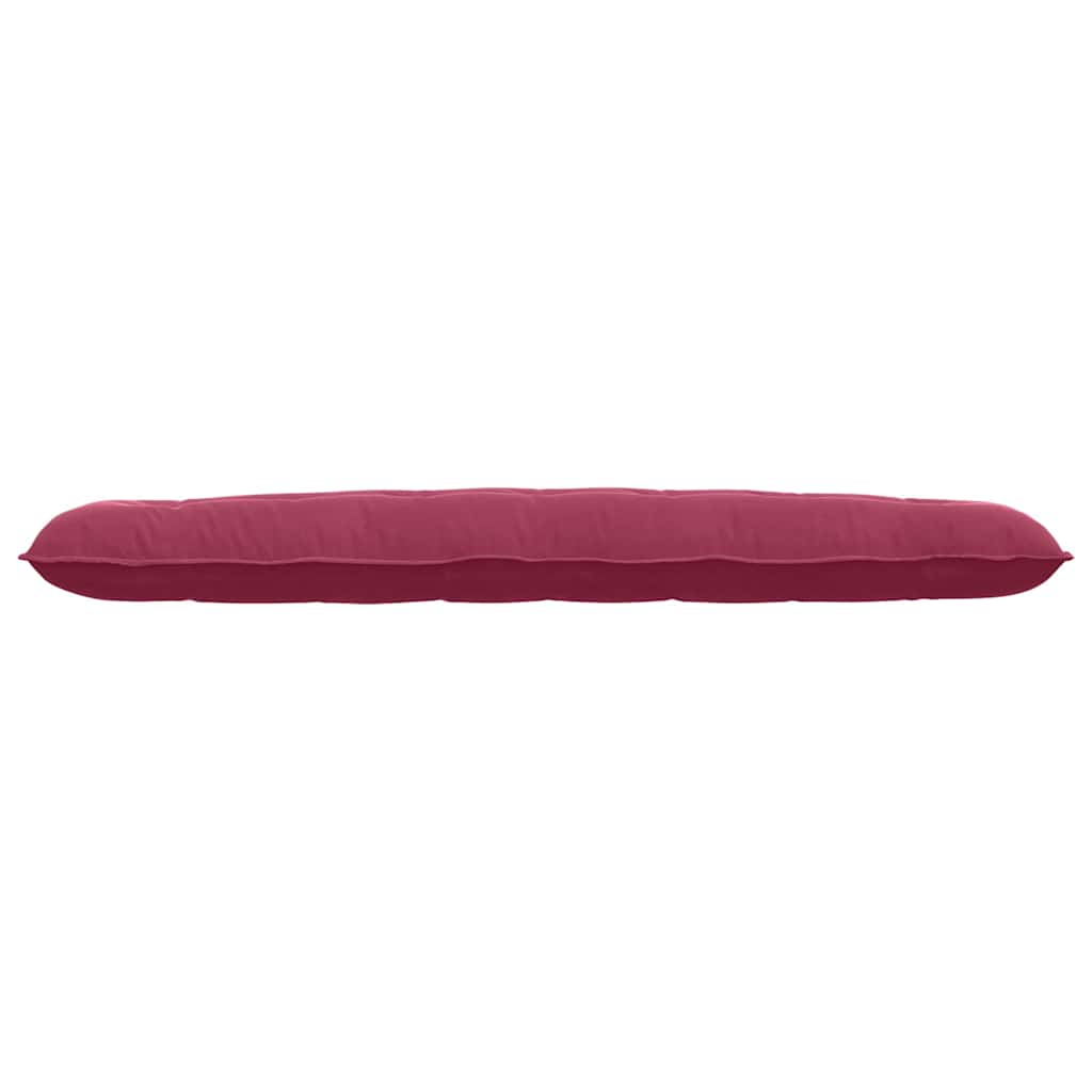 Rückenkissen Weinrot 200 x 50 cm Cordstoff