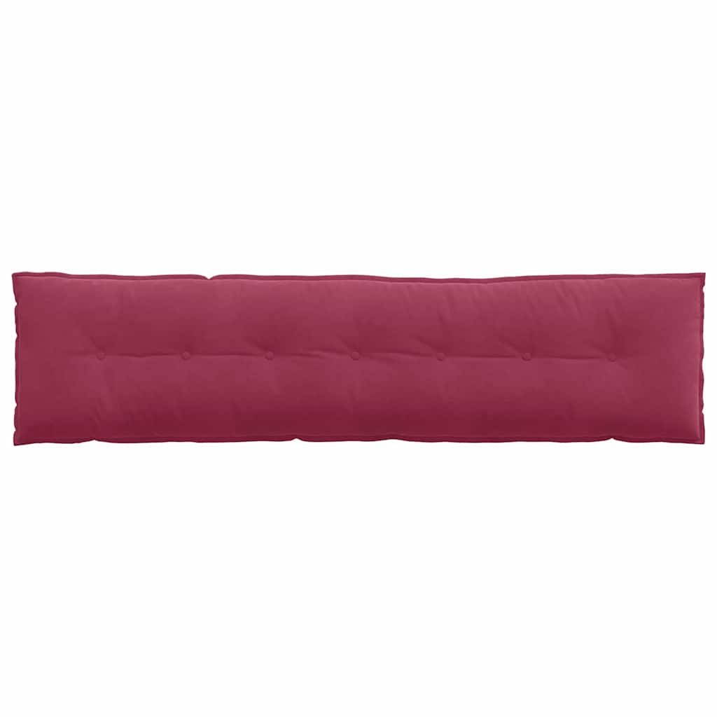 Rückenkissen Weinrot 200 x 50 cm Cordstoff