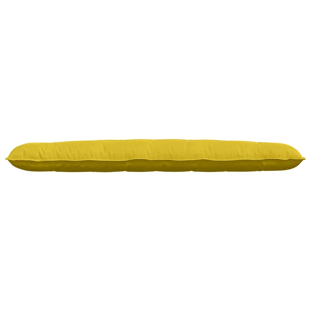 Rückenkissen Gelb 200 x 50 cm Cordstoff