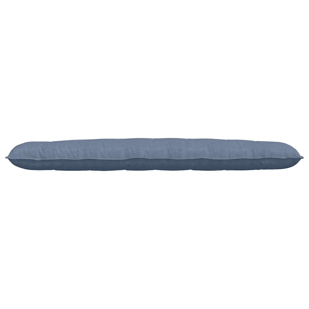 Rückenkissen Blau 200 x 50 cm Cordstoff
