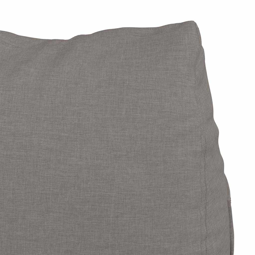 Rückenkissen Taupe 60 x 20 x 50 cm Stoff