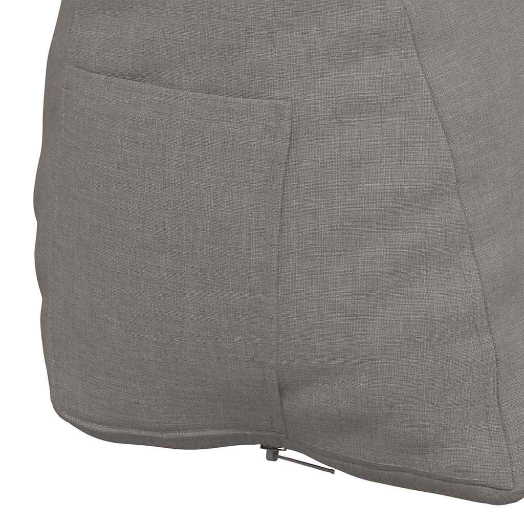 Rückenkissen Taupe 60 x 20 x 50 cm Stoff