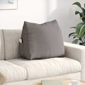 Rückenkissen Taupe 60 x 20 x 50 cm Stoff
