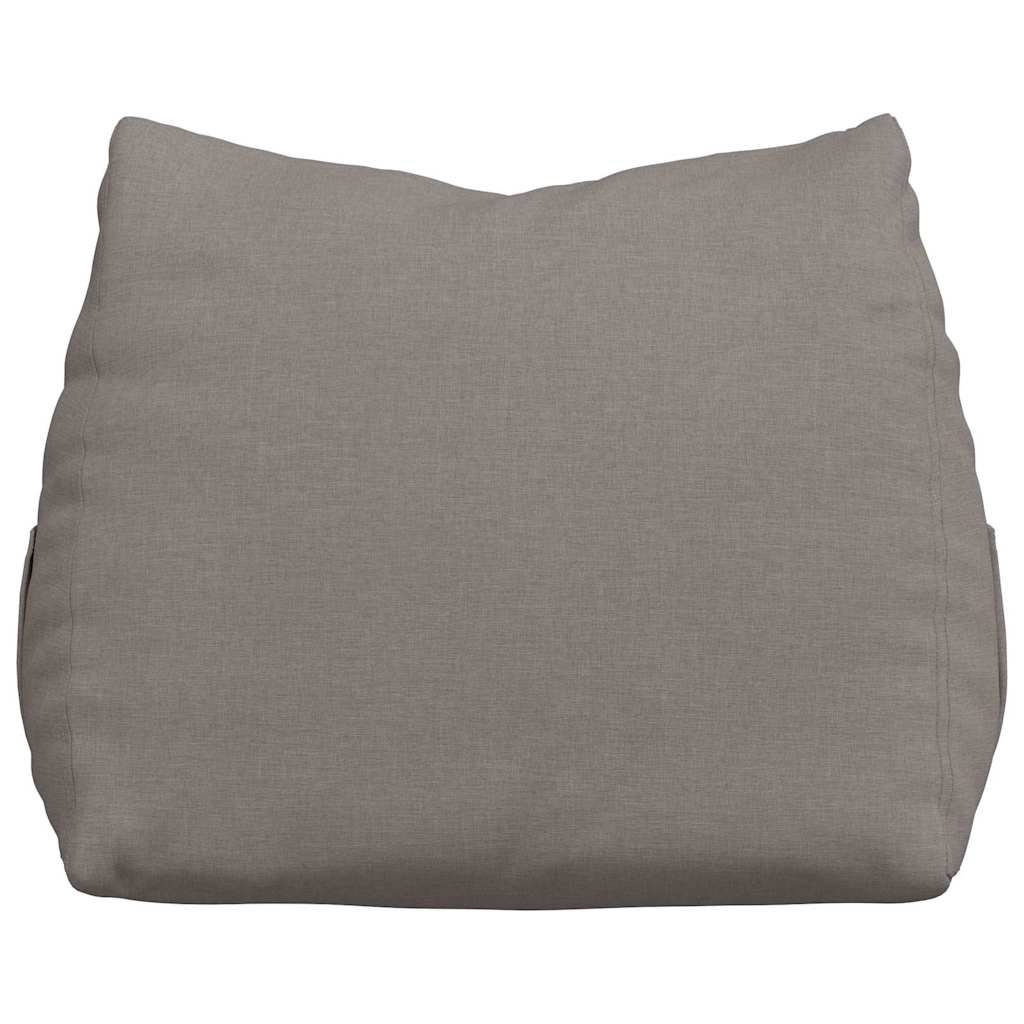 Rückenkissen Taupe 60 x 20 x 50 cm Stoff
