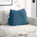 Rückenkissen Blau 60 x 20 x 50 cm Cordstoff