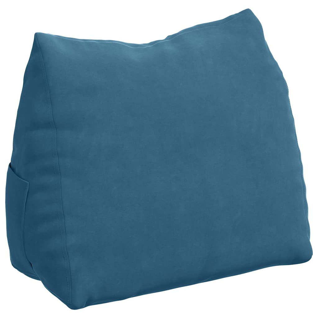 Rückenkissen Blau 60 x 20 x 50 cm Cordstoff