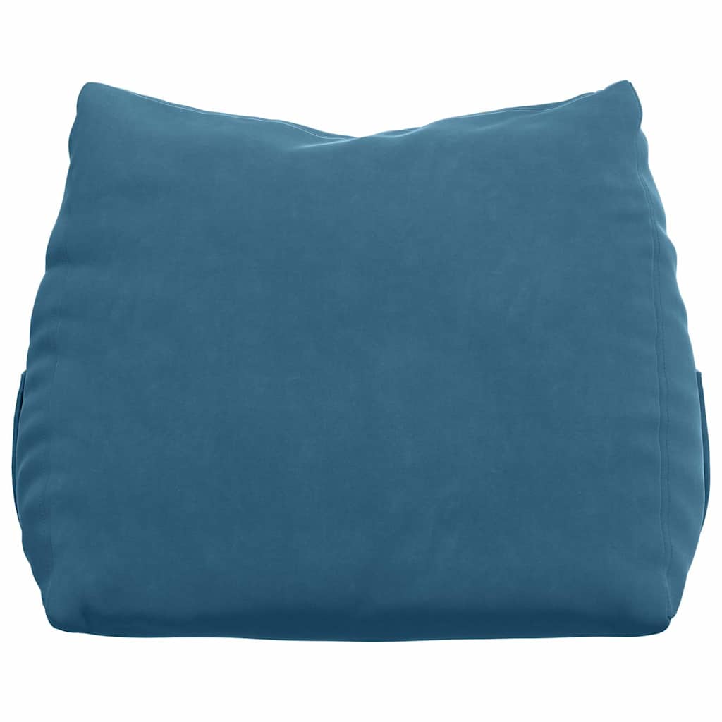 Rückenkissen Blau 60 x 20 x 50 cm Cordstoff
