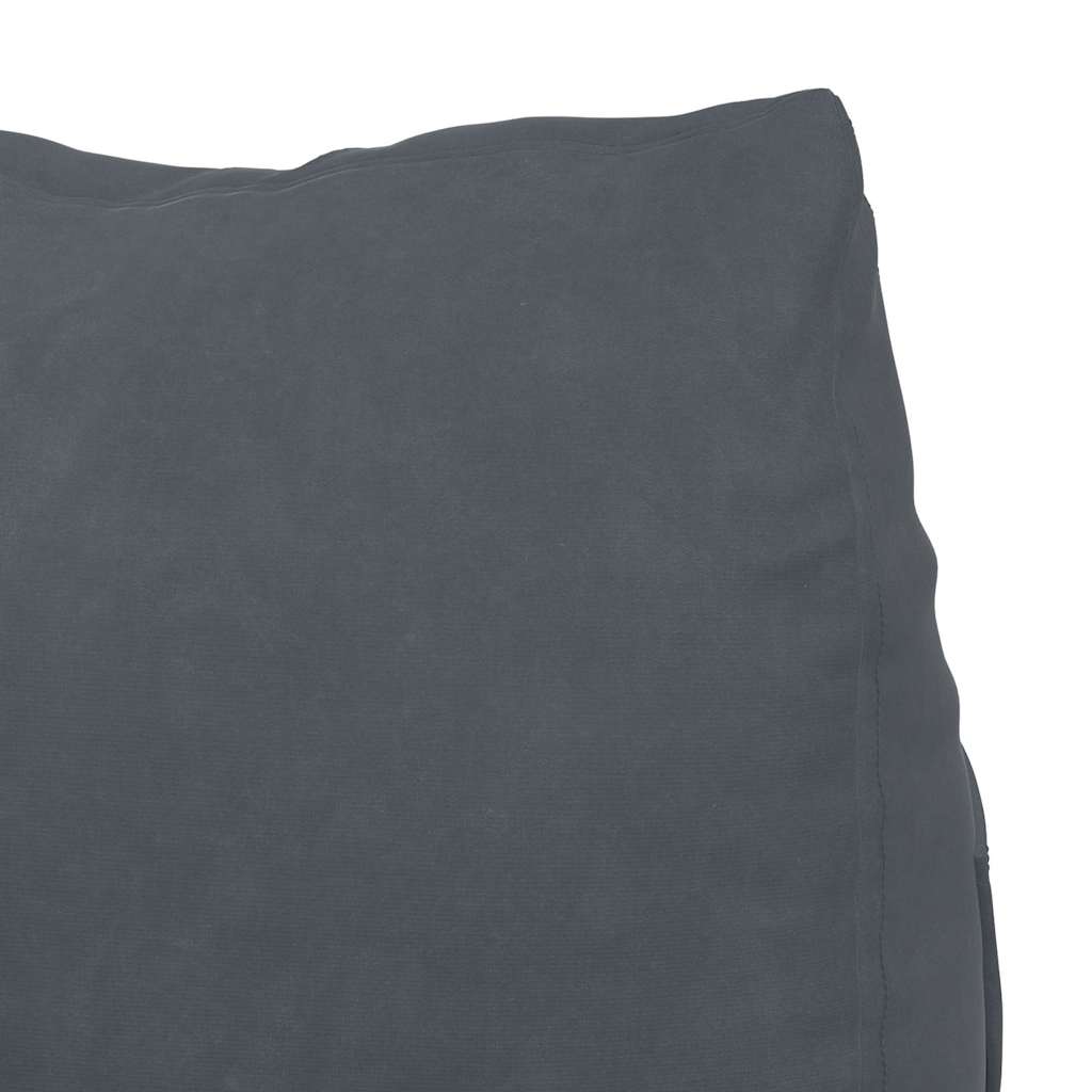 Rückenkissen Dunkelgrau 60 x 20 x 50 cm Cordstoff