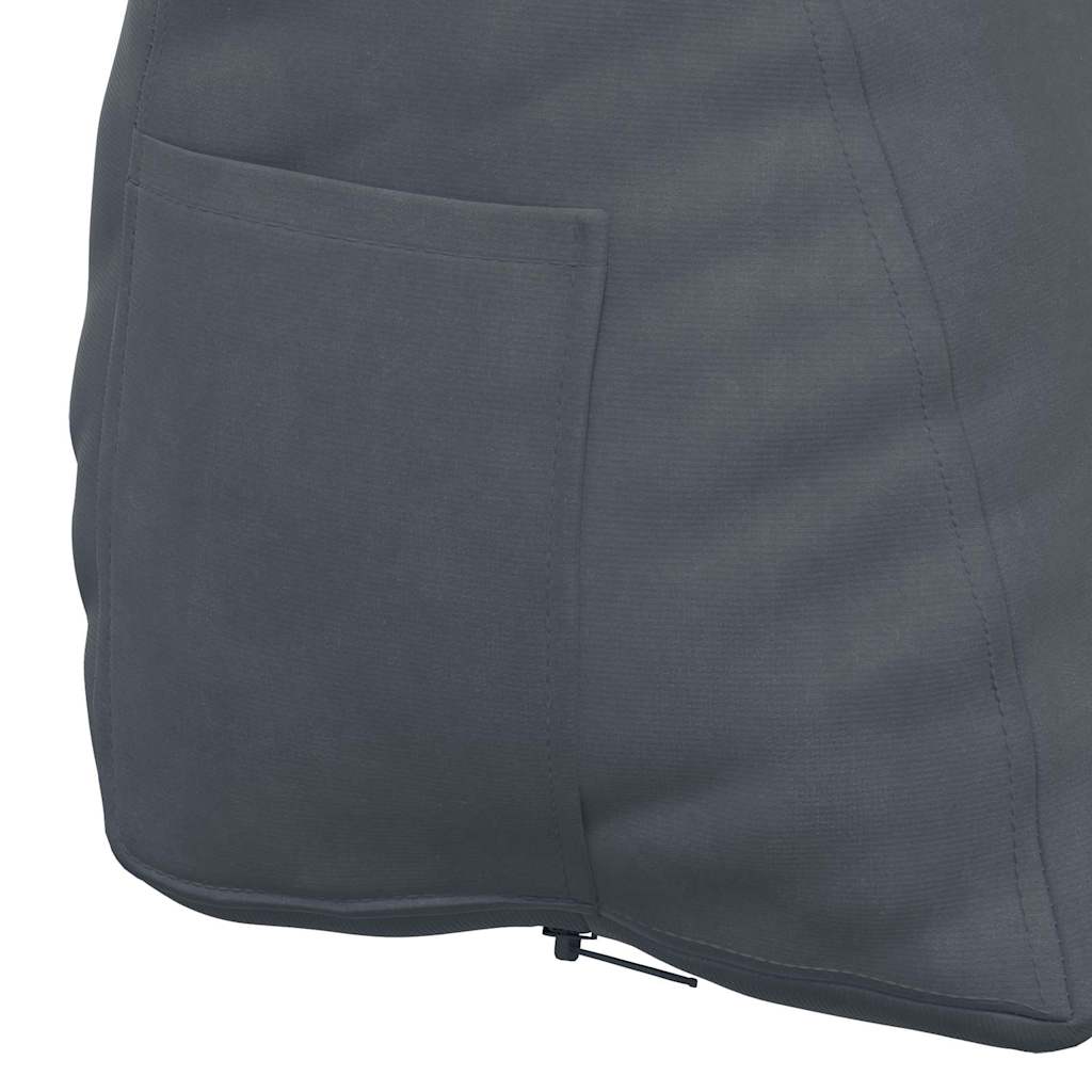 Rückenkissen Dunkelgrau 60 x 20 x 50 cm Cordstoff