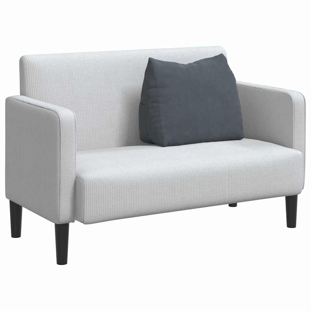 Rückenkissen Dunkelgrau 60 x 20 x 50 cm Cordstoff
