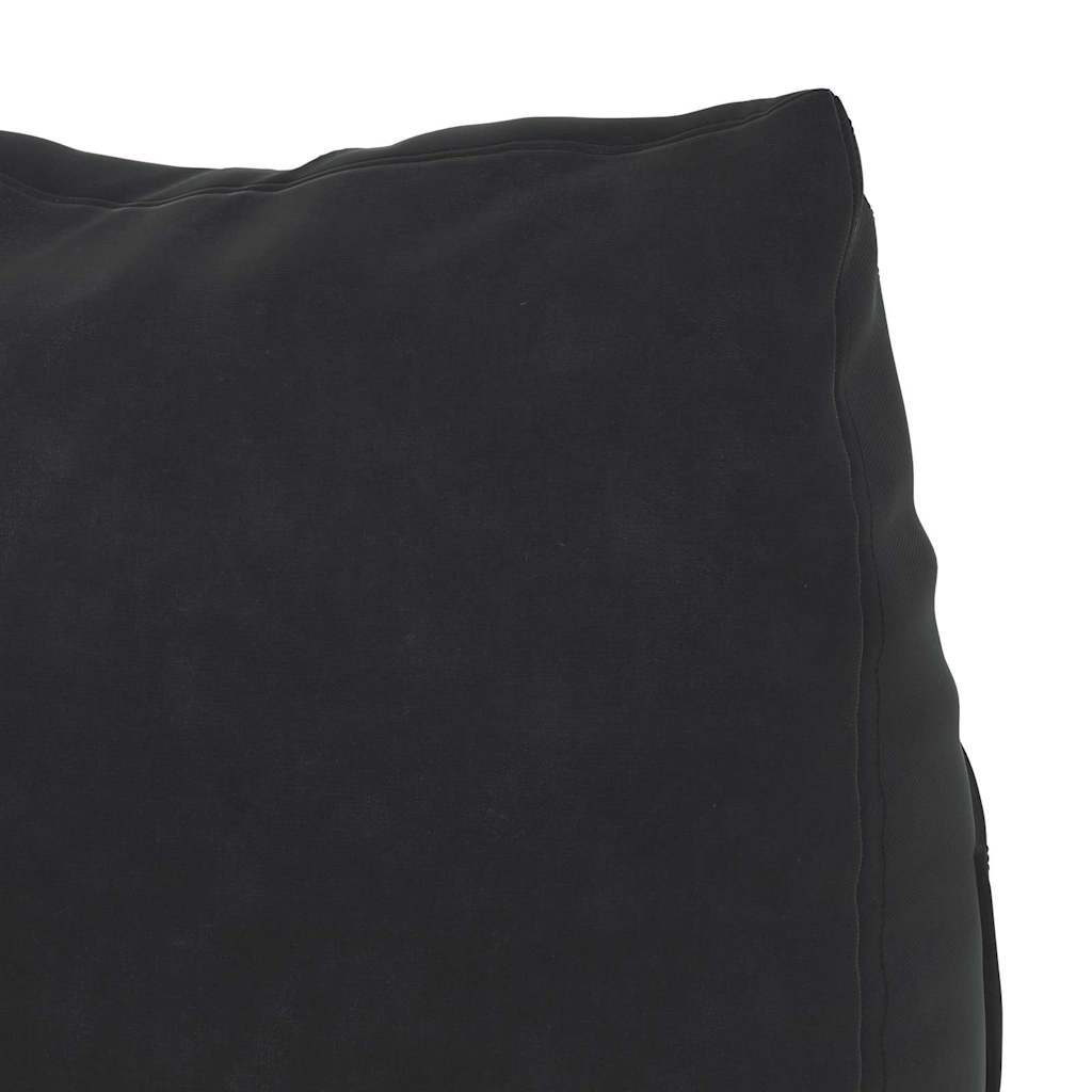 Rückenkissen Schwarz 60 x 20 x 50 cm Cordstoff
