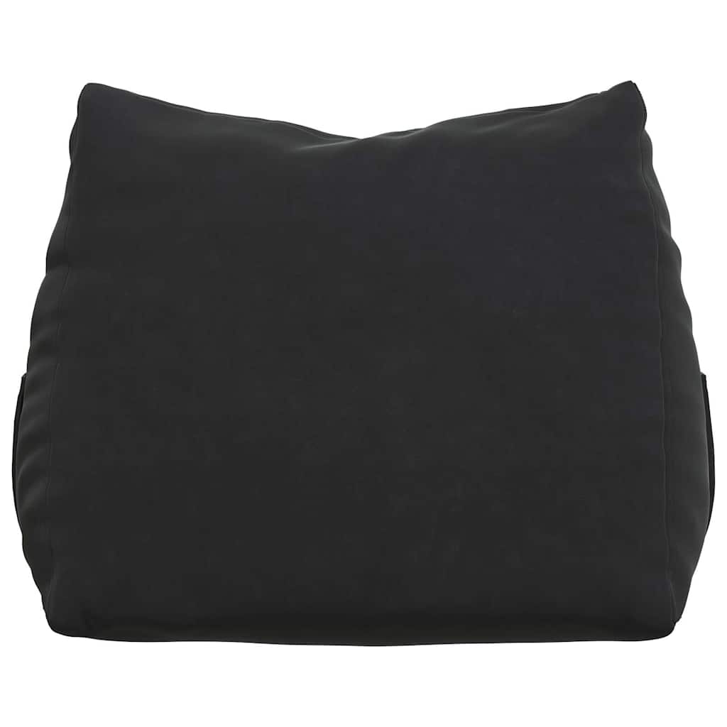 Rückenkissen Schwarz 60 x 20 x 50 cm Cordstoff