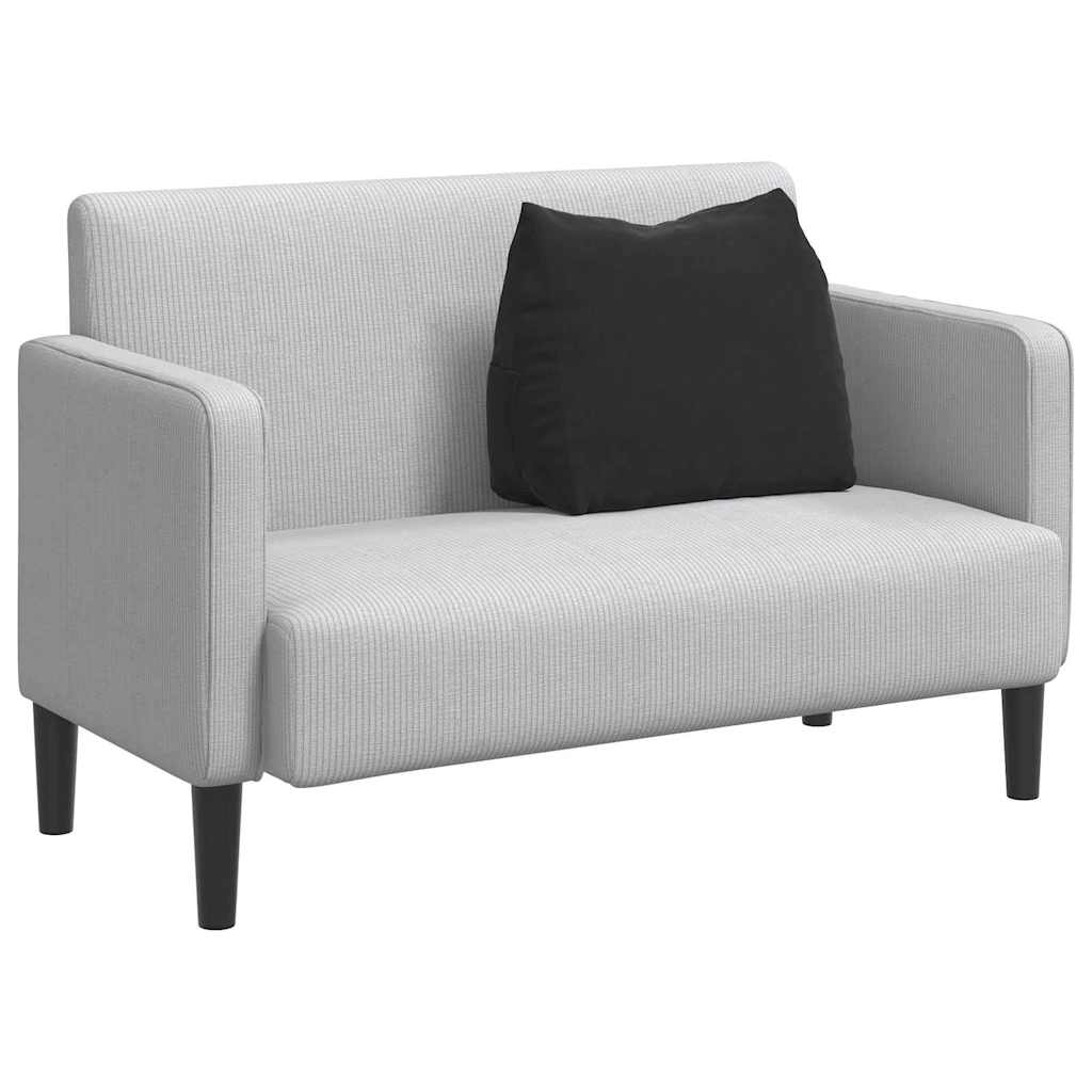 Rückenkissen Schwarz 60 x 20 x 50 cm Cordstoff