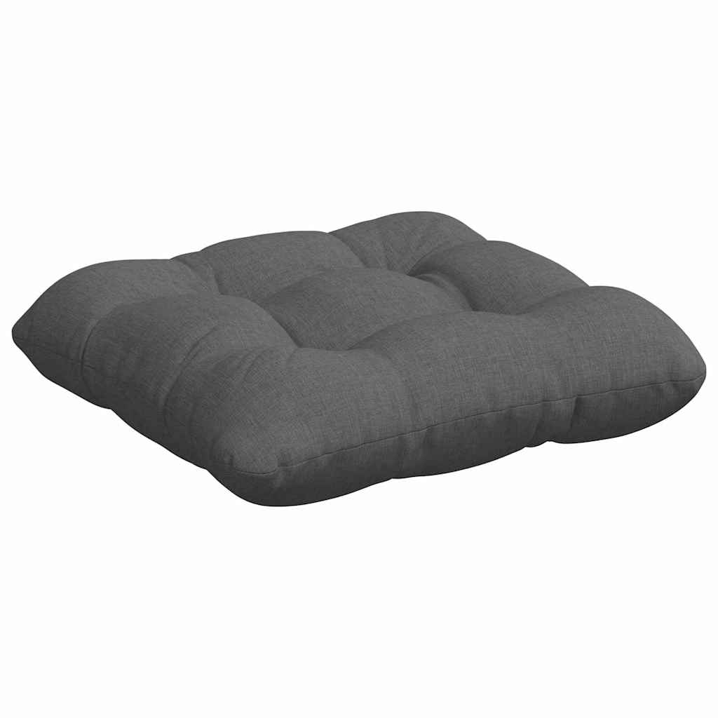 Sitzkissen 4 pcs Dunkelgrau 40 x 40 x 12 cm Stoff