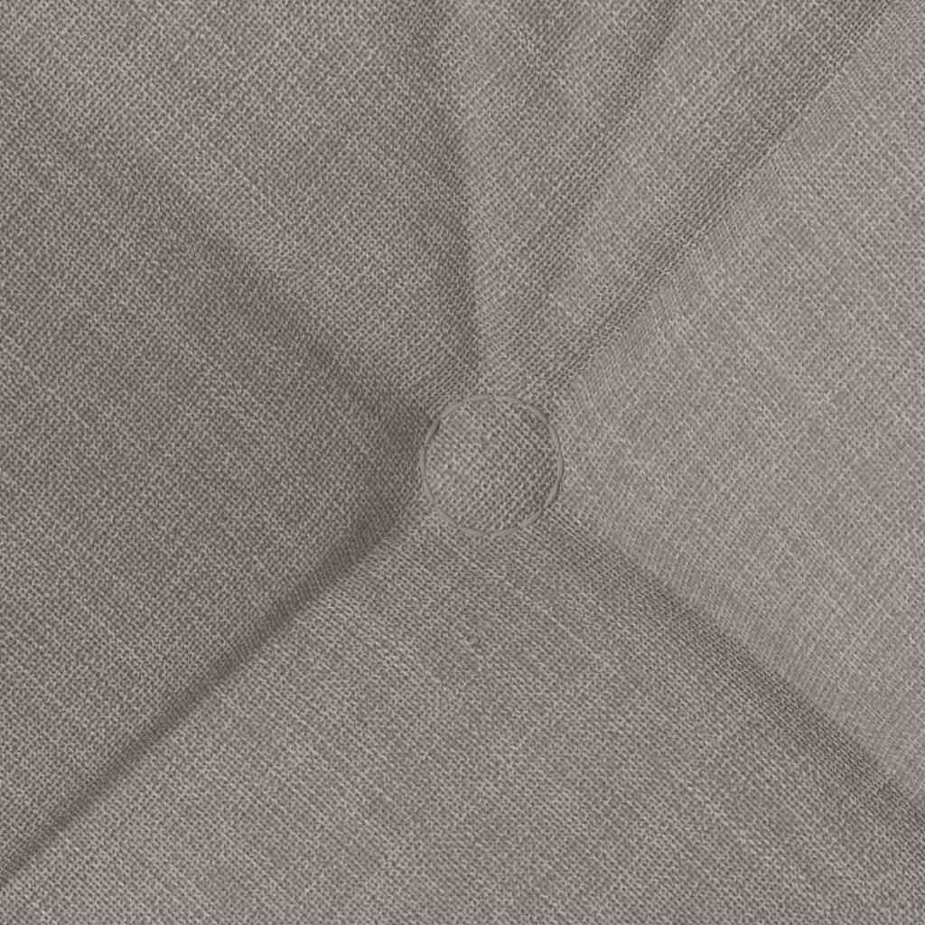 Sitzkissen 4 pcs Taupe 40 x 40 x 12 cm Stoff