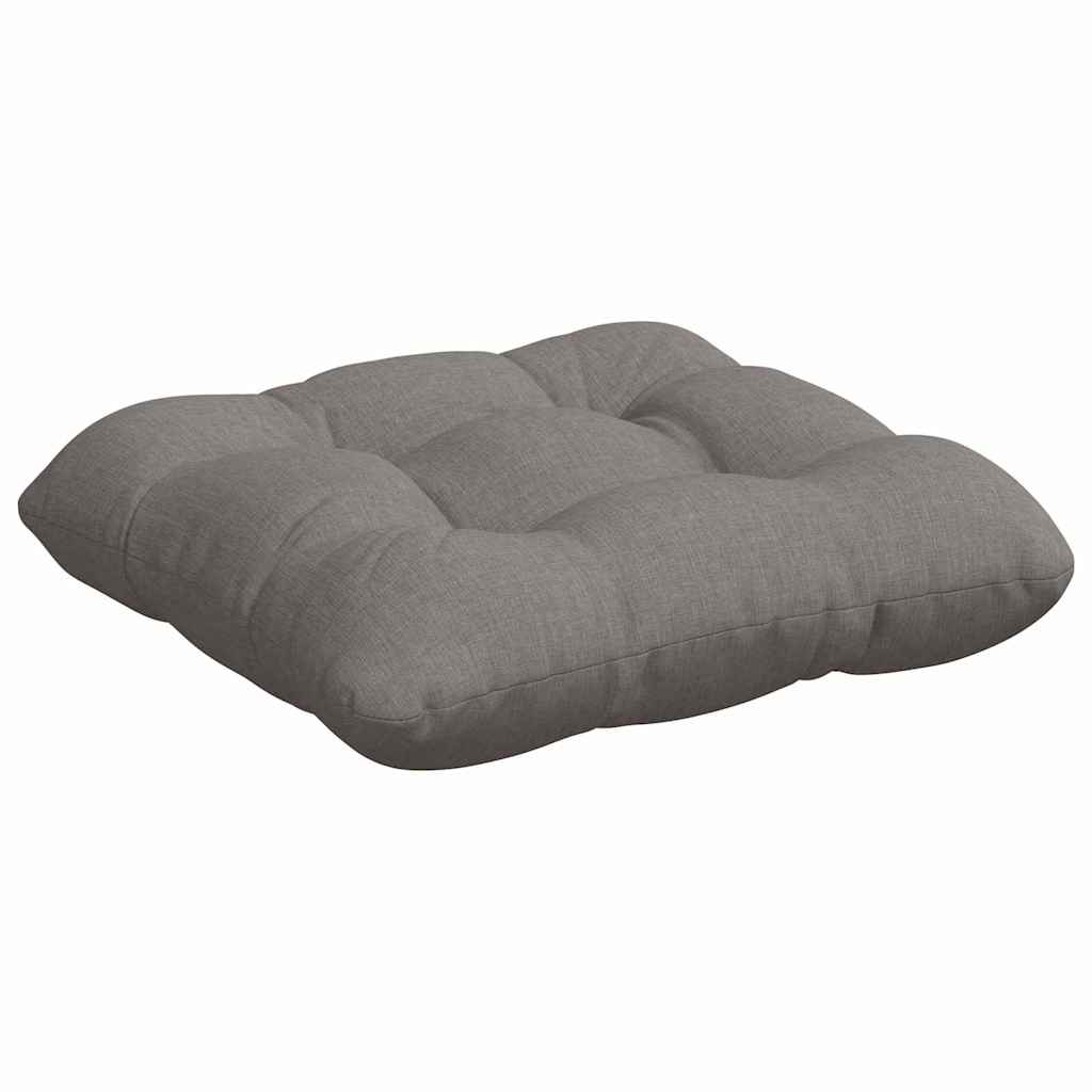 Sitzkissen 4 pcs Taupe 40 x 40 x 12 cm Stoff