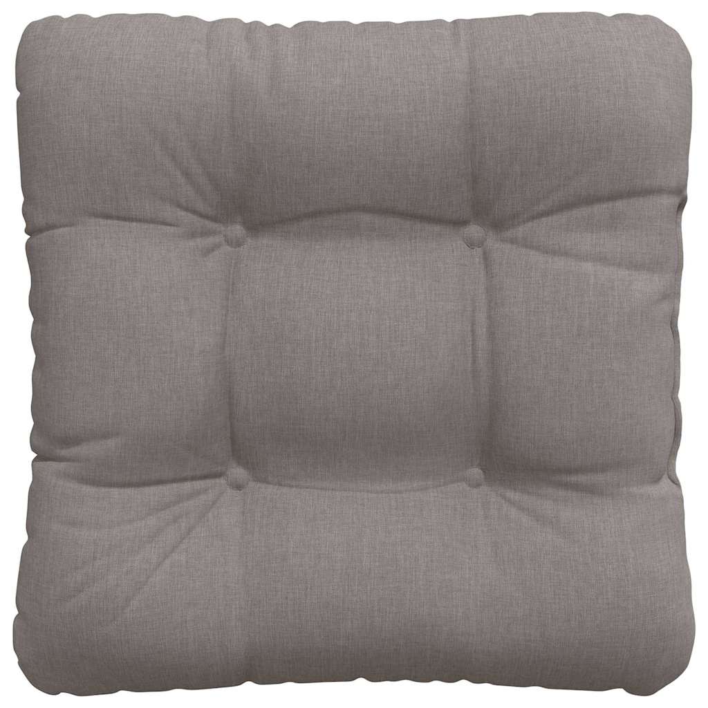 Sitzkissen 4 pcs Taupe 40 x 40 x 12 cm Stoff