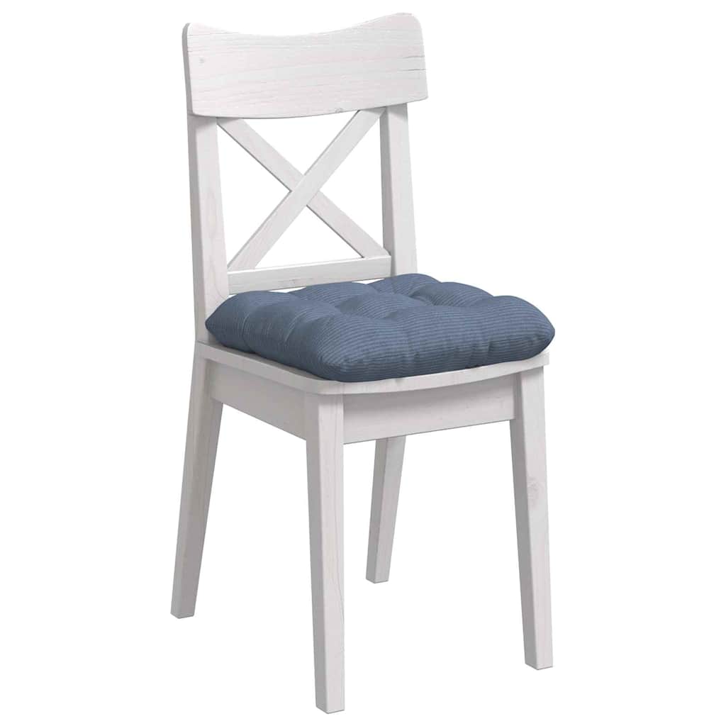 Sitzkissen 4 pcs Blau 40 x 40 cm Cordstoff