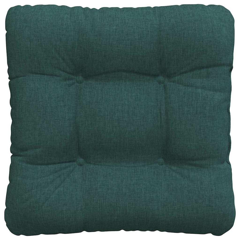 Sitzkissen 4 pcs Dunkelgrün 45 x 45 x 12 cm Stoff
