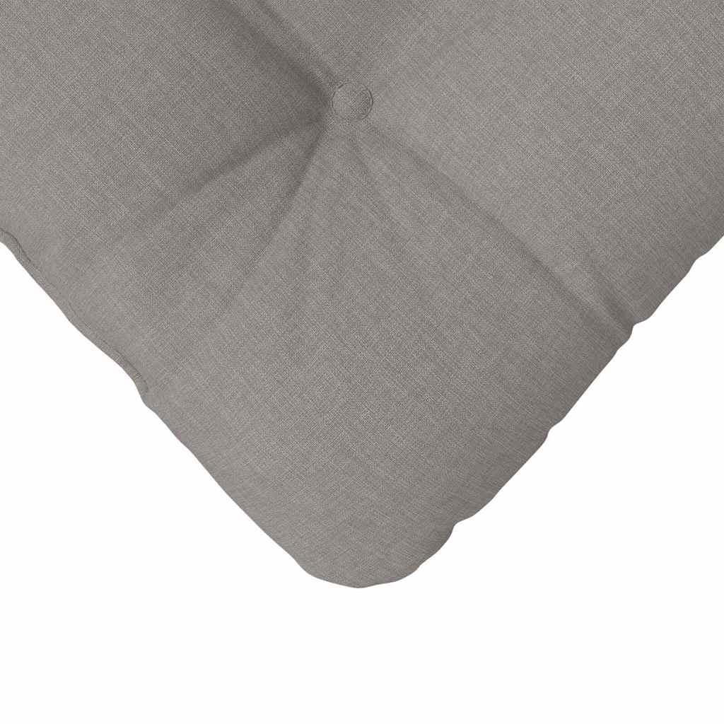 Sitzkissen 4 pcs Taupe 45 x 45 x 12 cm Stoff