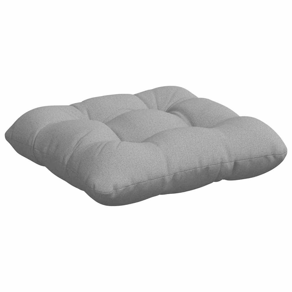 Sitzkissen 4 pcs Wolkengrau 45 x 45 x 12 cm Stoff