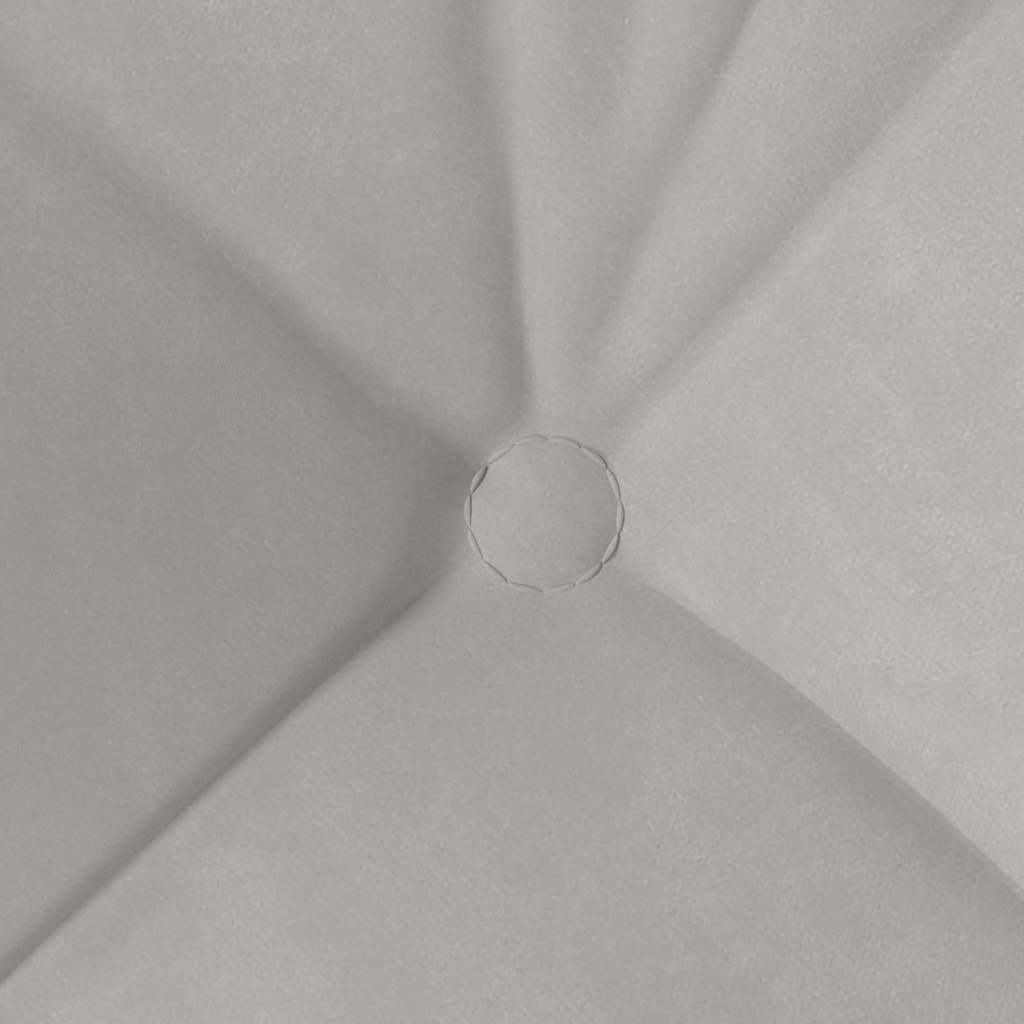 Sitzkissen 4 pcs Hellgrau 45 x 45 cm Mikrofaserstoff