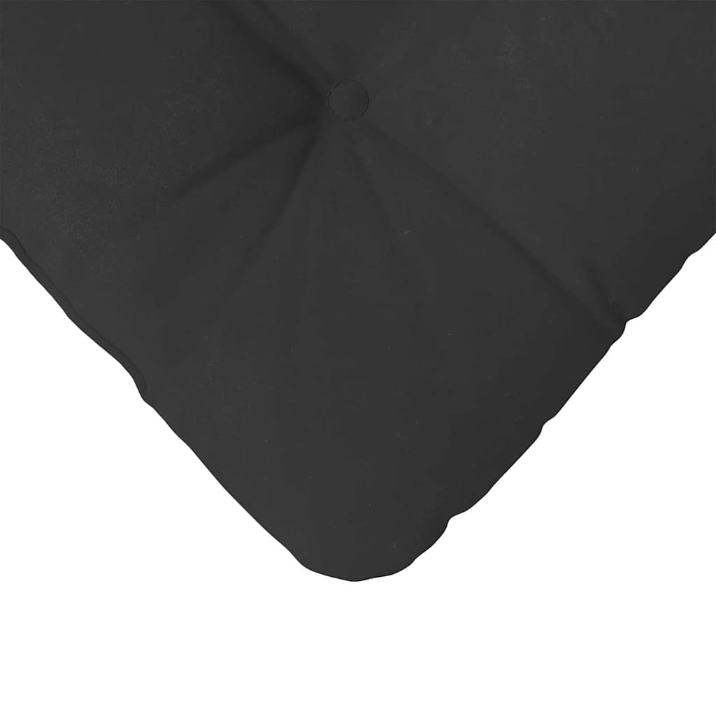 Sitzkissen 4 pcs Schwarz 45 x 45 cm Mikrofaserstoff