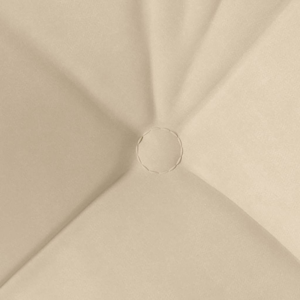 Sitzkissen 4 pcs Creme 45 x 45 cm Mikrofaserstoff