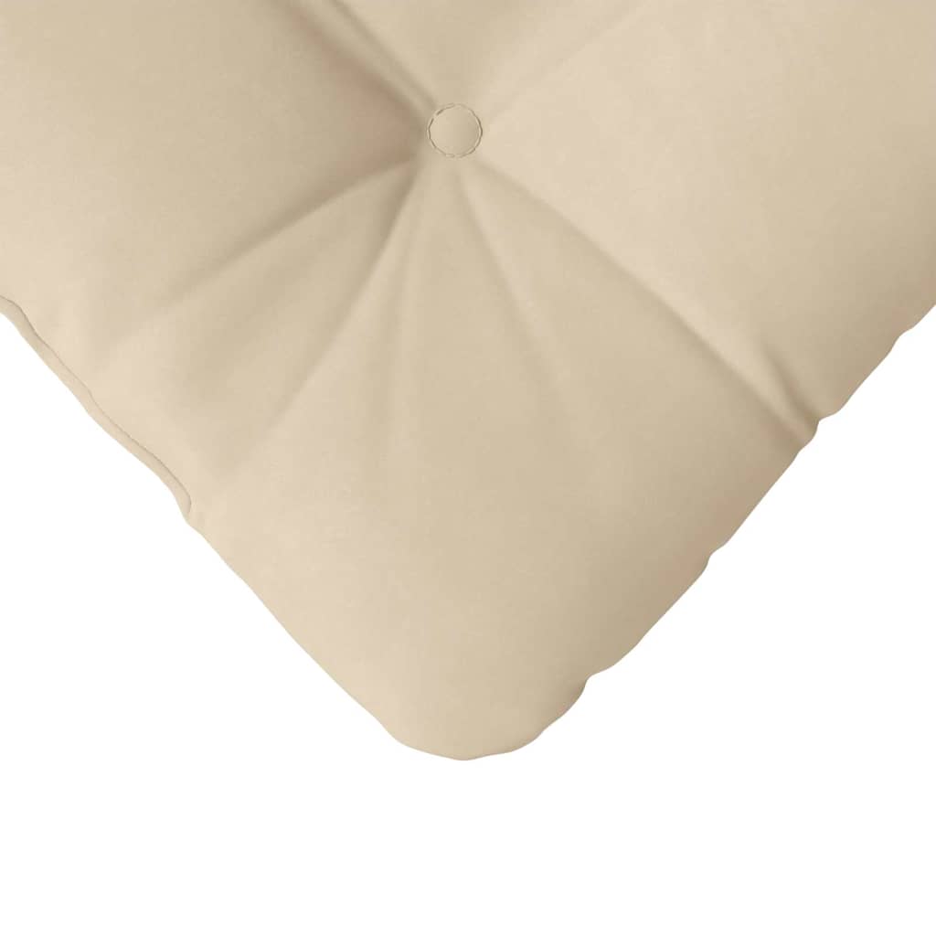 Sitzkissen 4 pcs Creme 45 x 45 cm Mikrofaserstoff