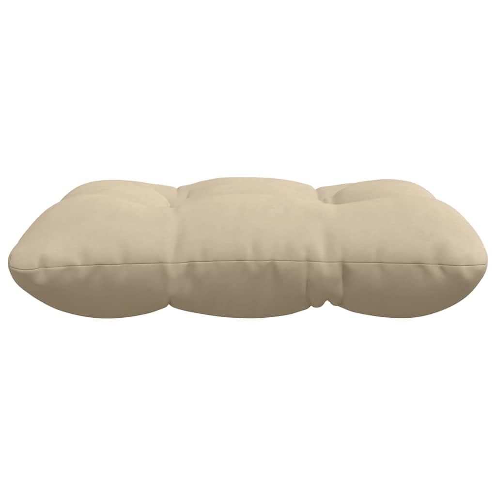 Sitzkissen 4 pcs Creme 45 x 45 cm Mikrofaserstoff