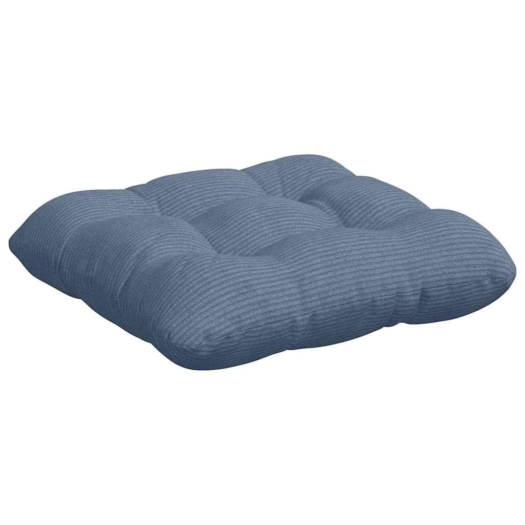 Sitzkissen 4 pcs Blau 45 x 45 cm Cordstoff