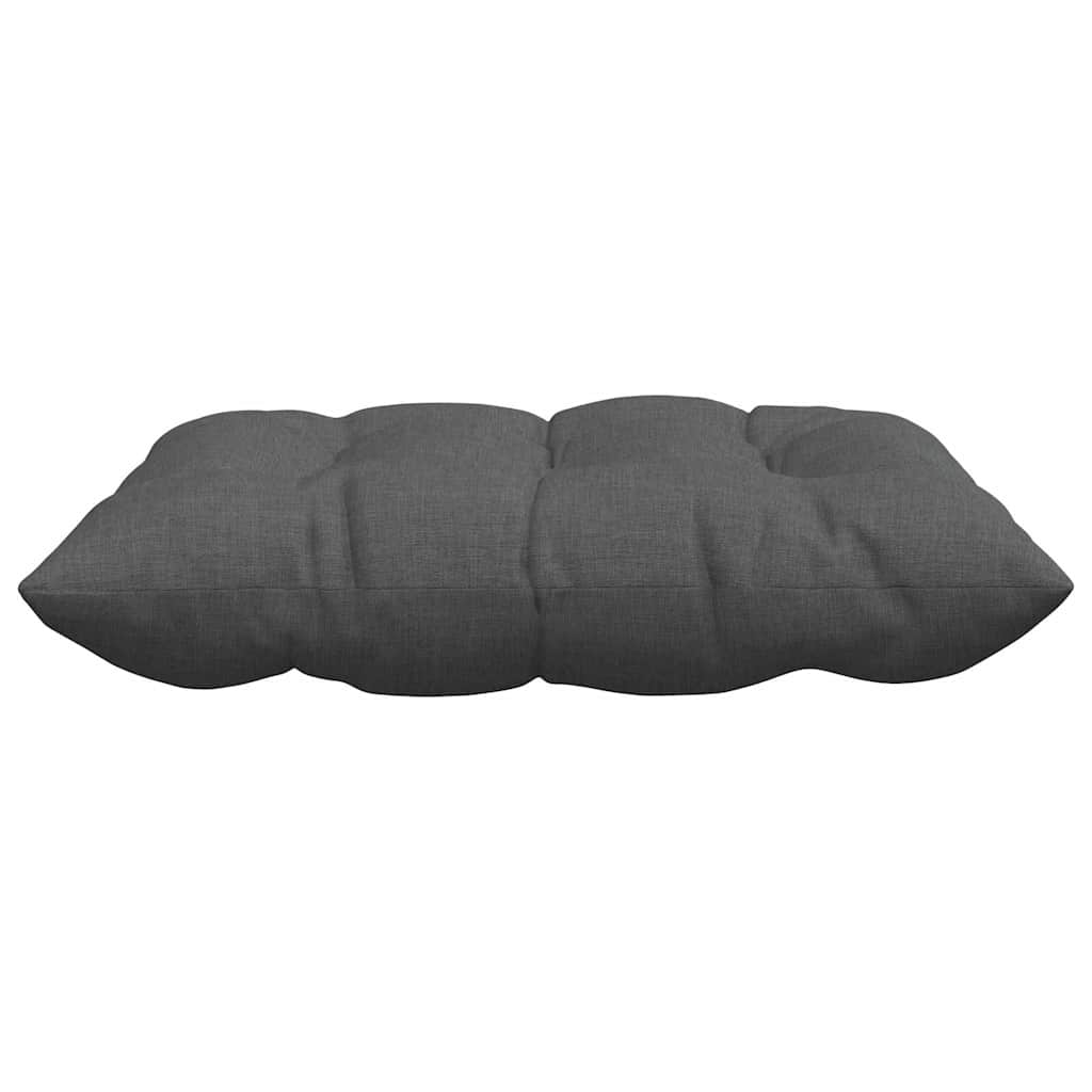 Sitzkissen 4 pcs Dunkelgrau 40 x 40 x 6 cm Stoff