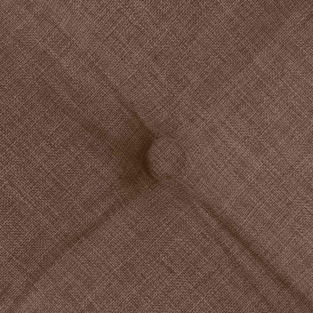 Sitzkissen 4 pcs Braun 40 x 40 x 6 cm Stoff