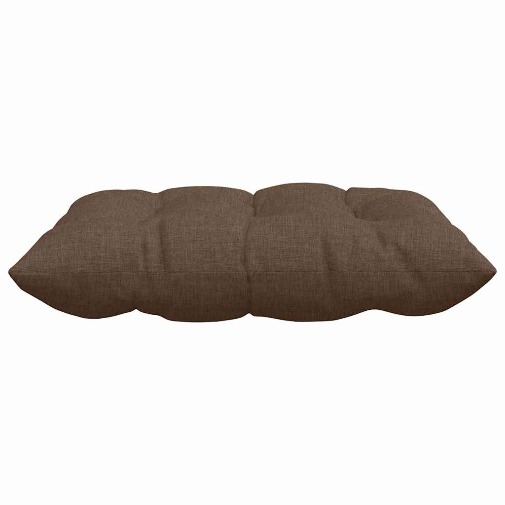 Sitzkissen 4 pcs Braun 40 x 40 x 6 cm Stoff